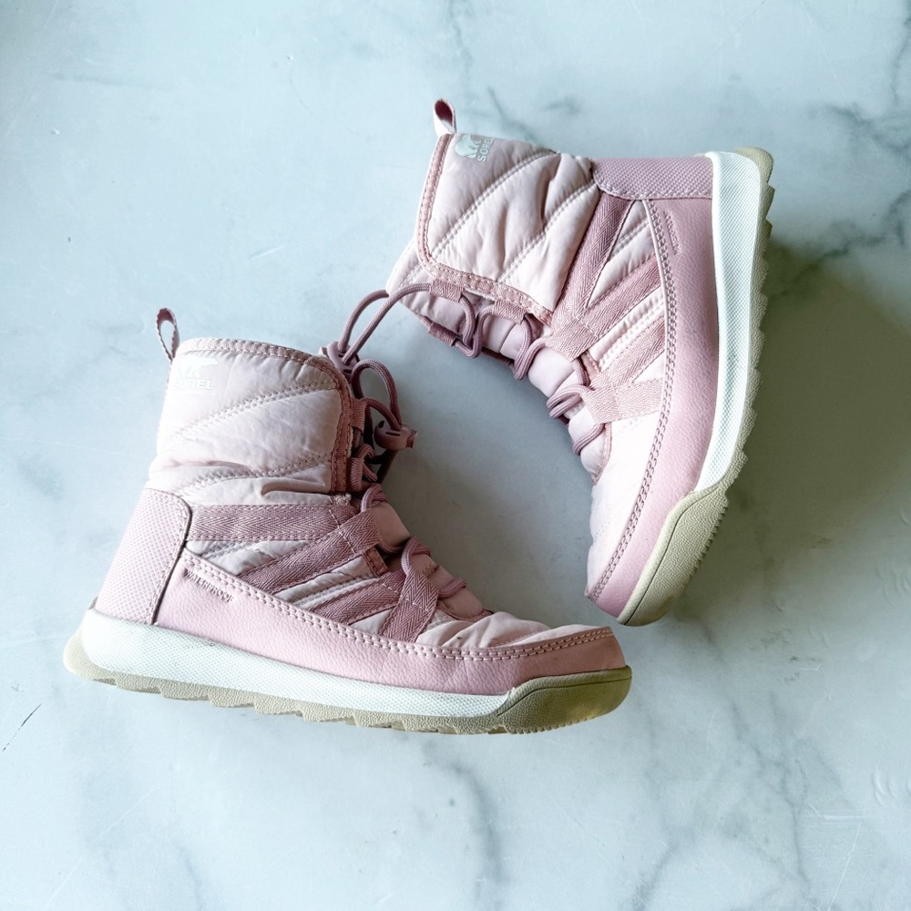 Sorel Kids' Size 2 Pink Whitney II Plus Waterproof Snow Boot